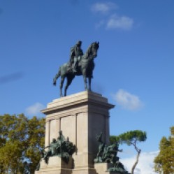 Garibaldi sur son cheval