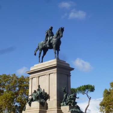 Garibaldi sur son cheval