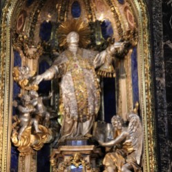 "Spectacle" de l'autel de saint Ignace au Gesù