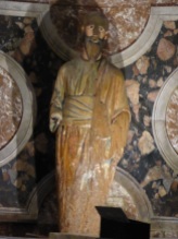 Saint-Paul-hors-les-Murs - Statue brûlée de saint Paul